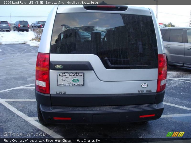 Zambezi Silver Metallic / Alpaca Beige 2006 Land Rover LR3 V8 SE