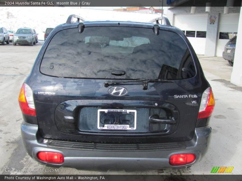 Moonlit Blue / Gray 2004 Hyundai Santa Fe GLS