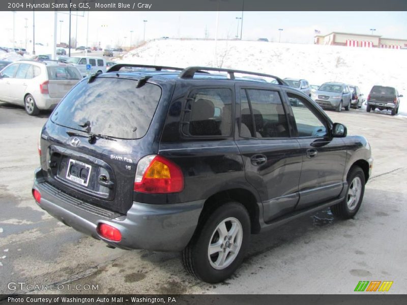 Moonlit Blue / Gray 2004 Hyundai Santa Fe GLS