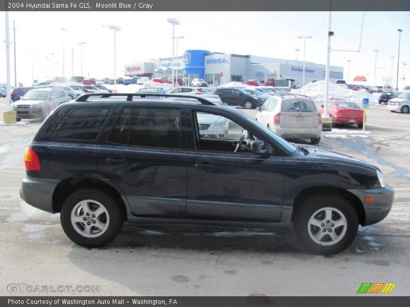 Moonlit Blue / Gray 2004 Hyundai Santa Fe GLS