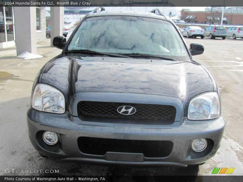 Moonlit Blue / Gray 2004 Hyundai Santa Fe GLS