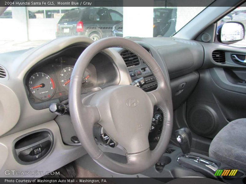 Moonlit Blue / Gray 2004 Hyundai Santa Fe GLS