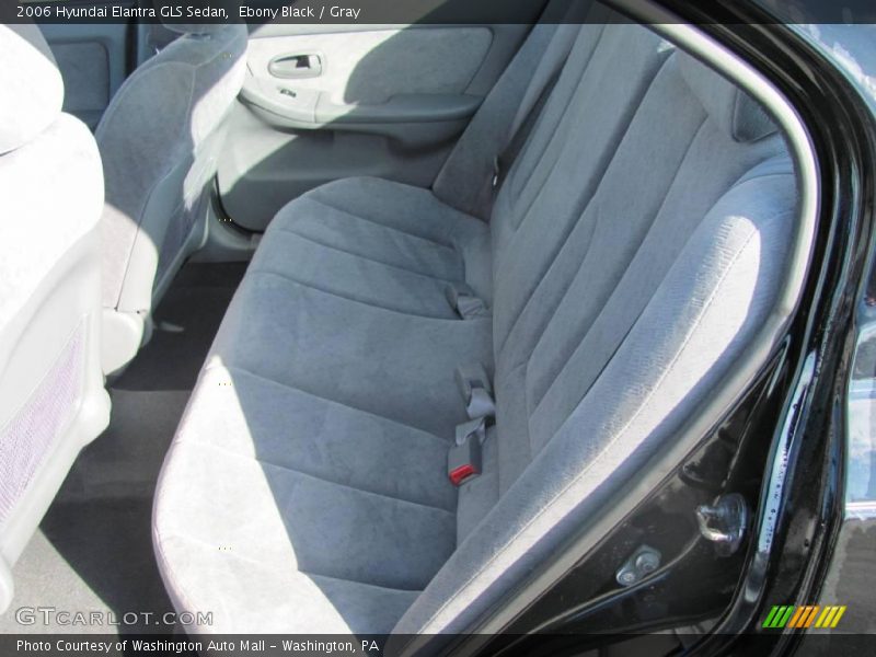 Ebony Black / Gray 2006 Hyundai Elantra GLS Sedan