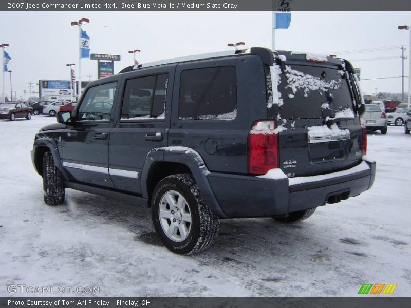 Steel Blue Metallic / Medium Slate Gray 2007 Jeep Commander Limited 4x4