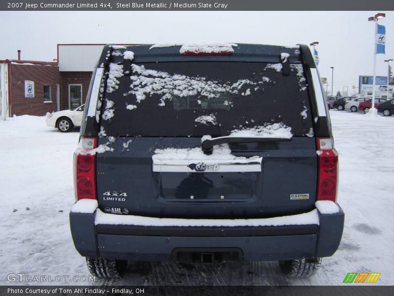 Steel Blue Metallic / Medium Slate Gray 2007 Jeep Commander Limited 4x4