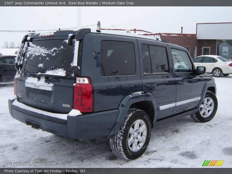 Steel Blue Metallic / Medium Slate Gray 2007 Jeep Commander Limited 4x4