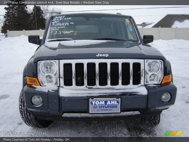 Steel Blue Metallic / Medium Slate Gray 2007 Jeep Commander Limited 4x4