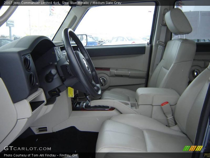 Steel Blue Metallic / Medium Slate Gray 2007 Jeep Commander Limited 4x4