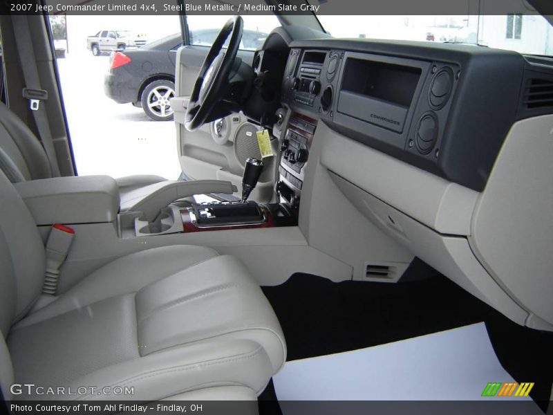 Steel Blue Metallic / Medium Slate Gray 2007 Jeep Commander Limited 4x4