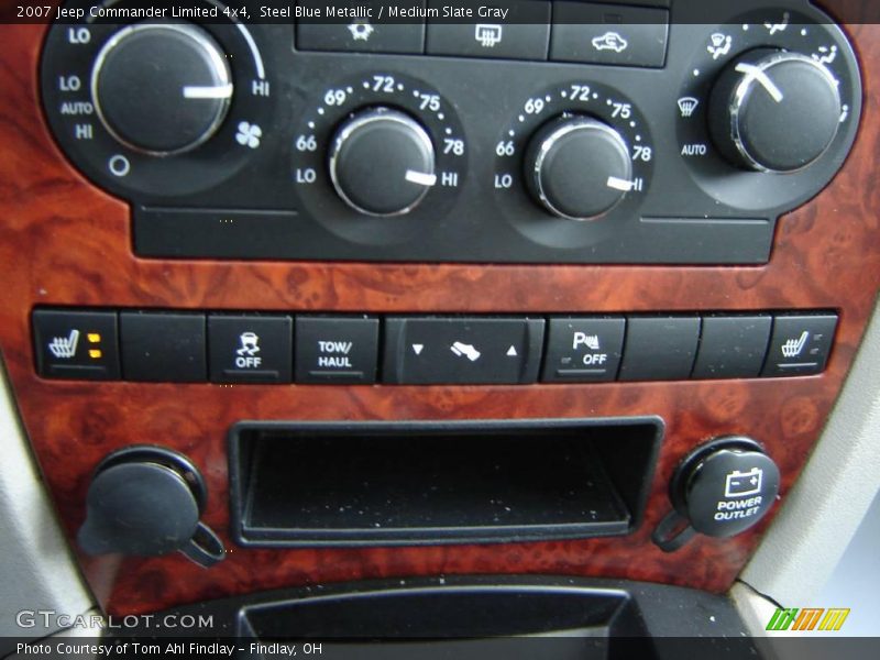 Steel Blue Metallic / Medium Slate Gray 2007 Jeep Commander Limited 4x4
