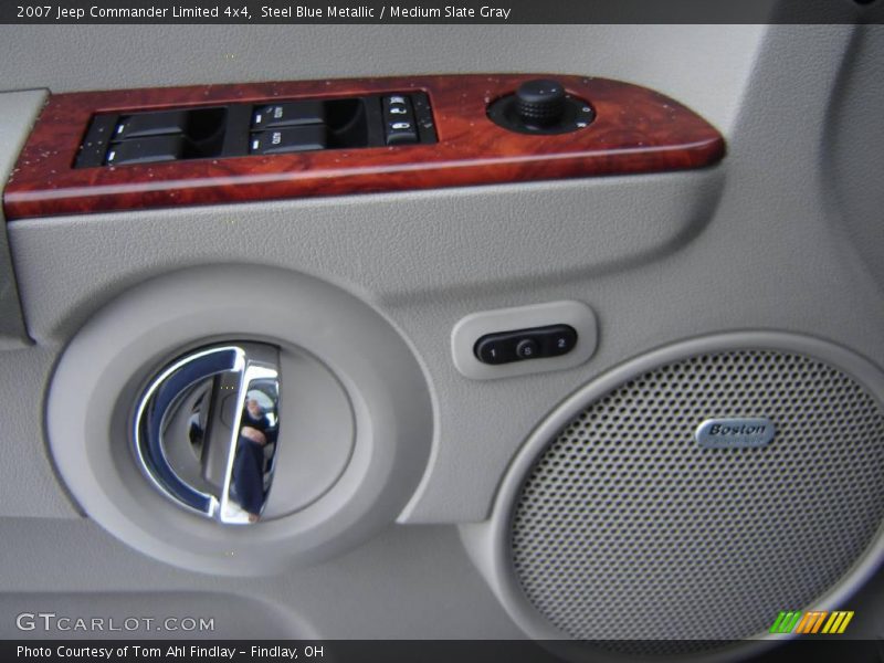 Steel Blue Metallic / Medium Slate Gray 2007 Jeep Commander Limited 4x4