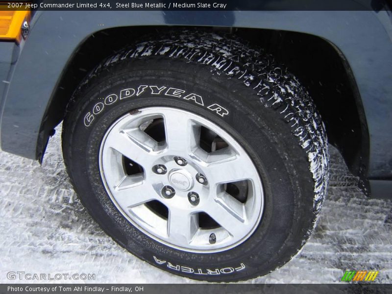 Steel Blue Metallic / Medium Slate Gray 2007 Jeep Commander Limited 4x4