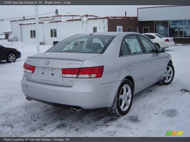 Bright Silver / Gray 2008 Hyundai Sonata SE V6