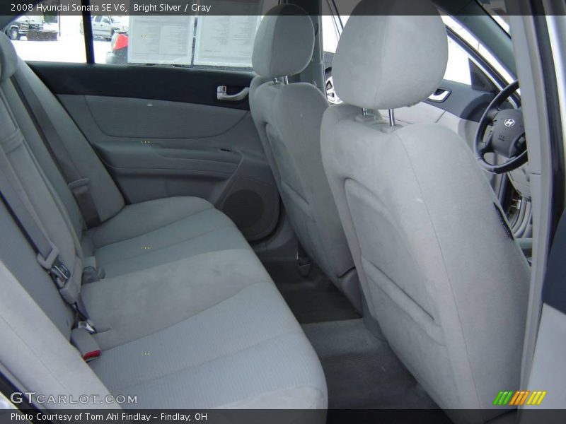 Bright Silver / Gray 2008 Hyundai Sonata SE V6
