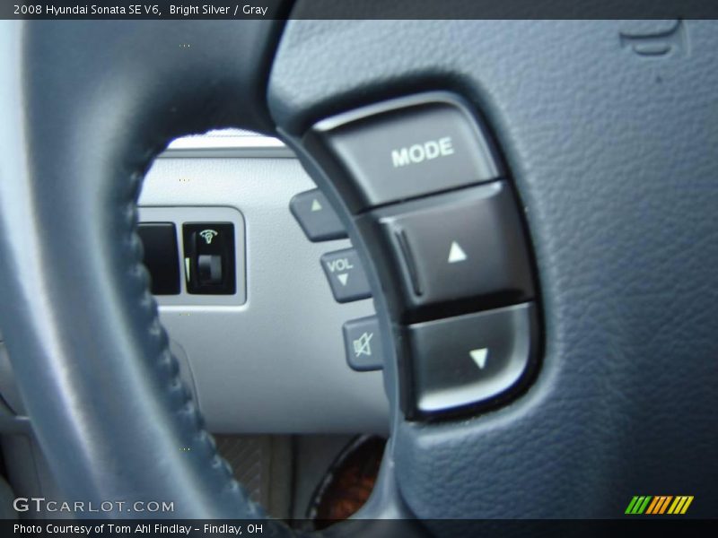 Bright Silver / Gray 2008 Hyundai Sonata SE V6