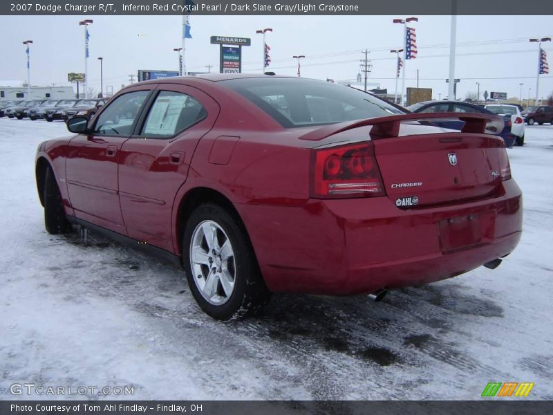 Inferno Red Crystal Pearl / Dark Slate Gray/Light Graystone 2007 Dodge Charger R/T