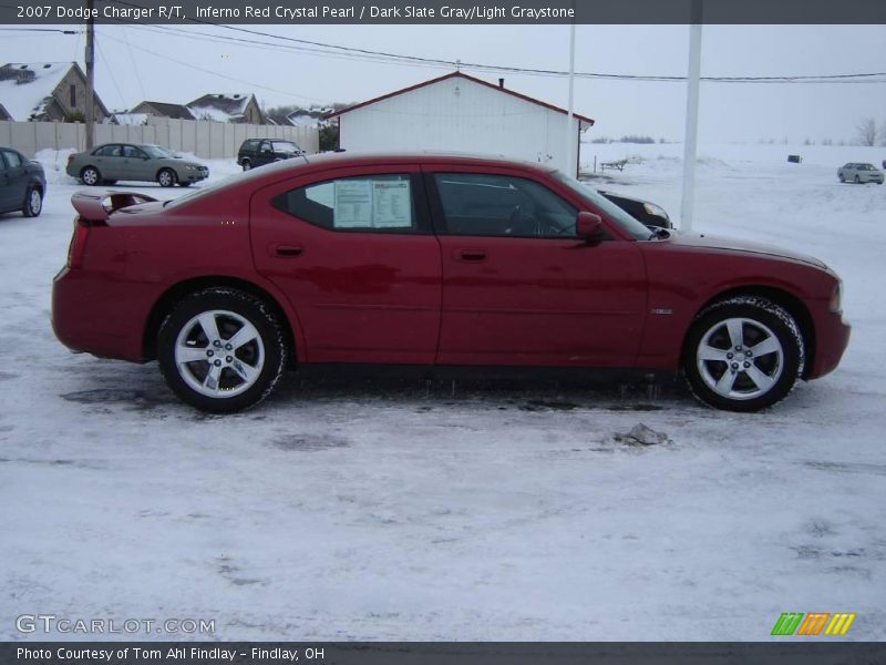 Inferno Red Crystal Pearl / Dark Slate Gray/Light Graystone 2007 Dodge Charger R/T