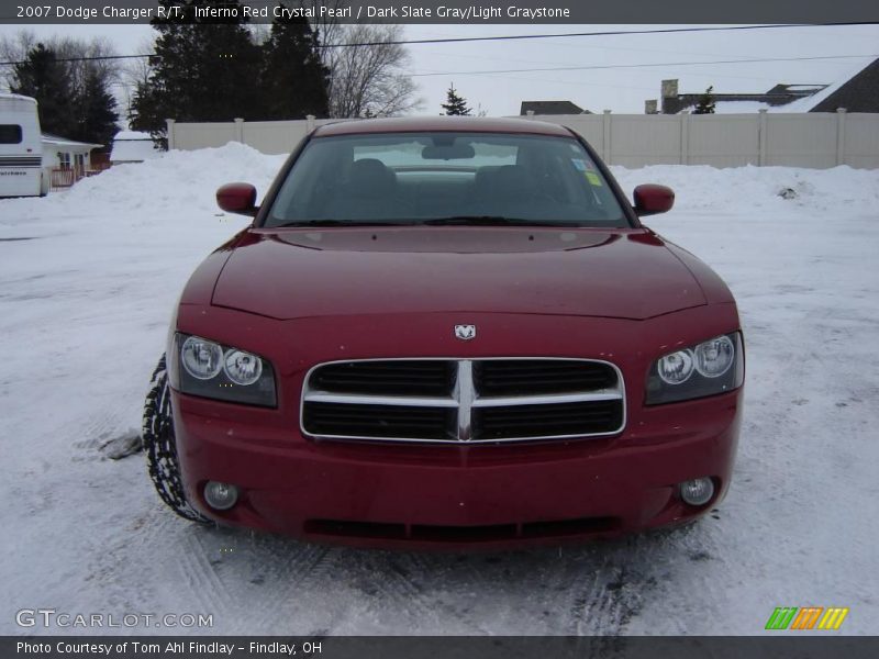 Inferno Red Crystal Pearl / Dark Slate Gray/Light Graystone 2007 Dodge Charger R/T