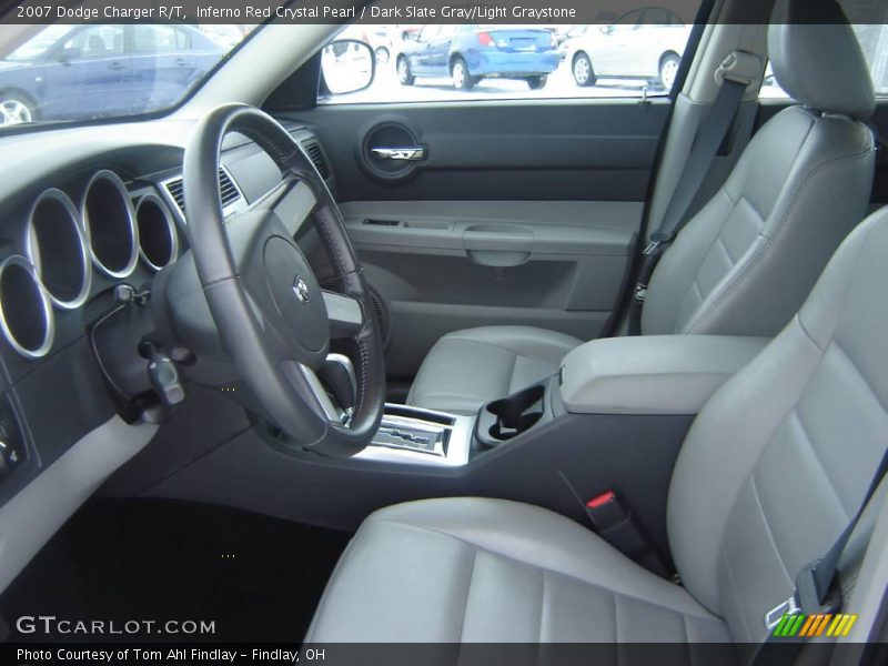 Inferno Red Crystal Pearl / Dark Slate Gray/Light Graystone 2007 Dodge Charger R/T