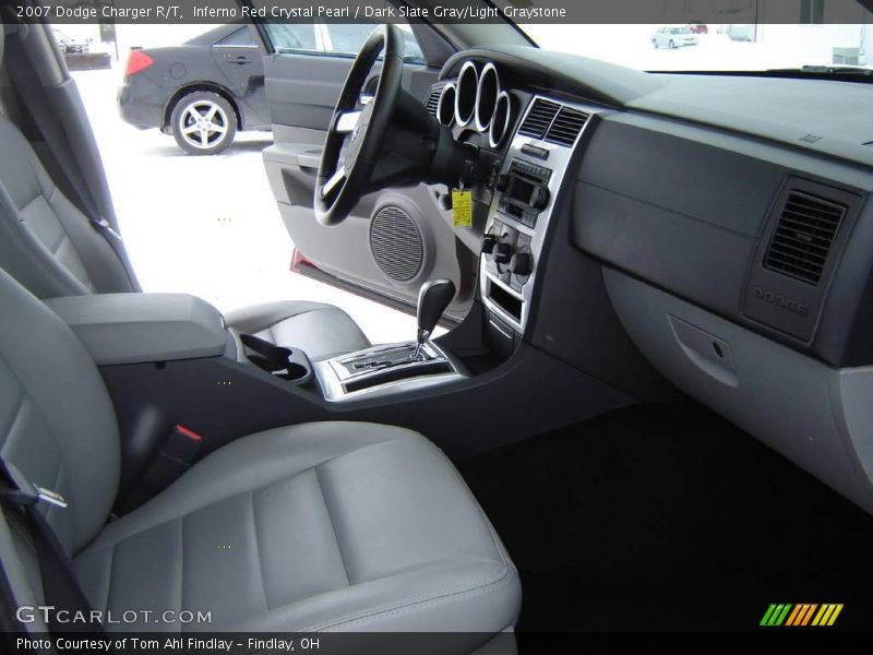 Inferno Red Crystal Pearl / Dark Slate Gray/Light Graystone 2007 Dodge Charger R/T