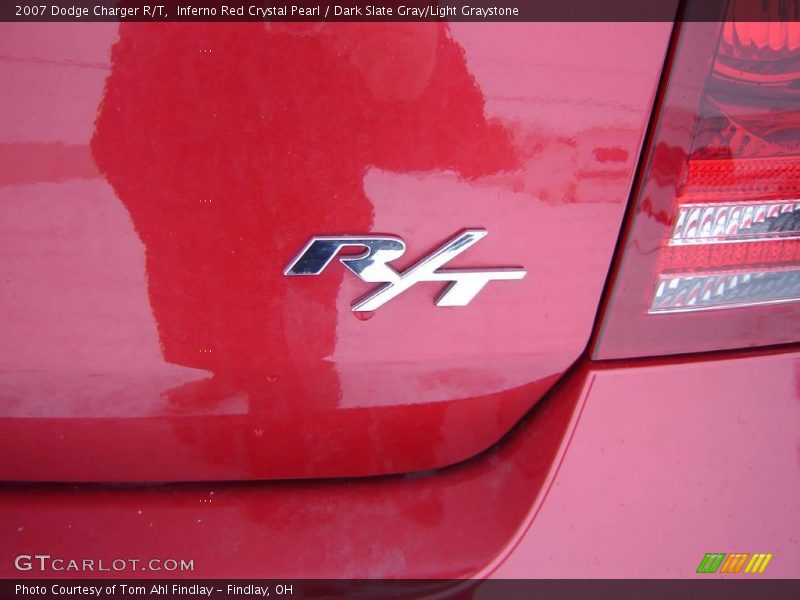 Inferno Red Crystal Pearl / Dark Slate Gray/Light Graystone 2007 Dodge Charger R/T