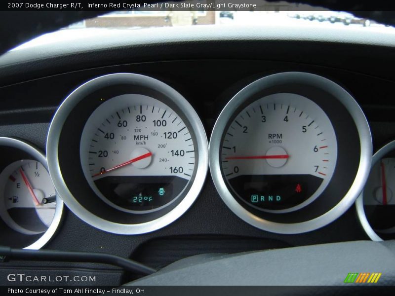 Inferno Red Crystal Pearl / Dark Slate Gray/Light Graystone 2007 Dodge Charger R/T