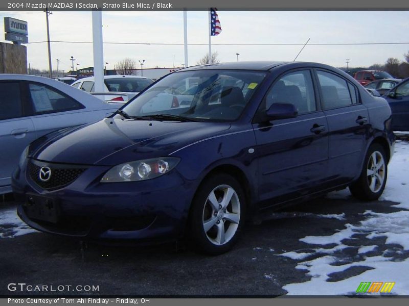 Strato Blue Mica / Black 2004 Mazda MAZDA3 i Sedan