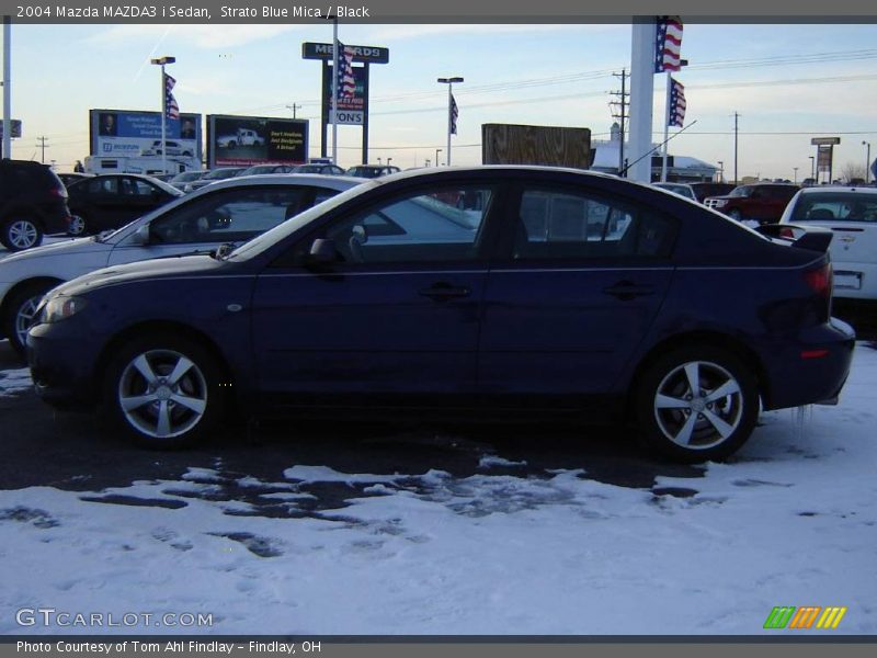 Strato Blue Mica / Black 2004 Mazda MAZDA3 i Sedan