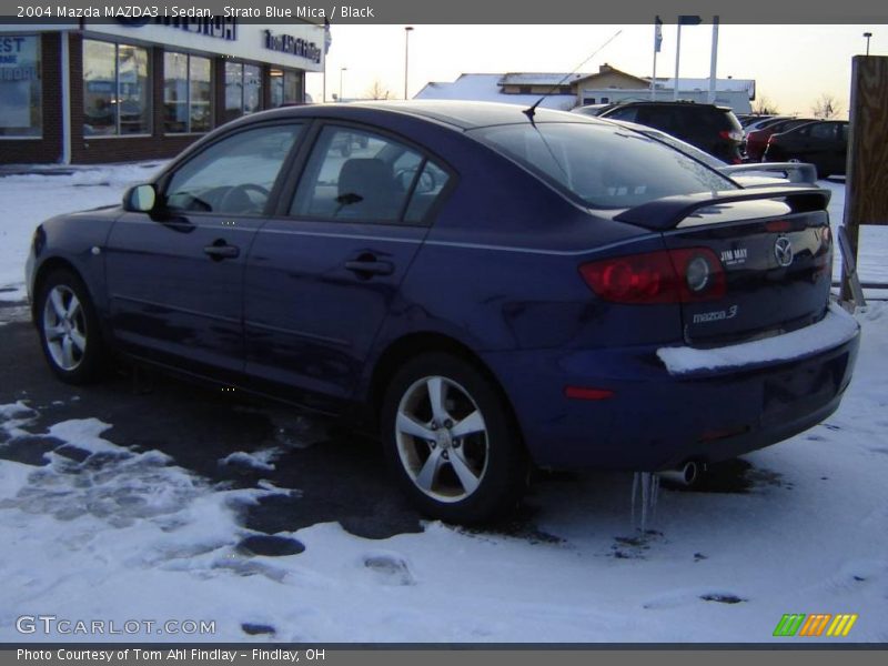 Strato Blue Mica / Black 2004 Mazda MAZDA3 i Sedan