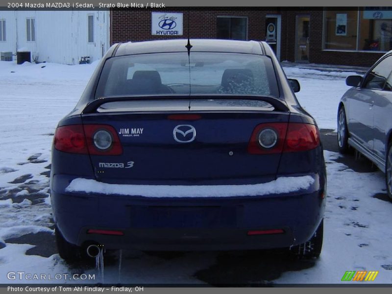 Strato Blue Mica / Black 2004 Mazda MAZDA3 i Sedan