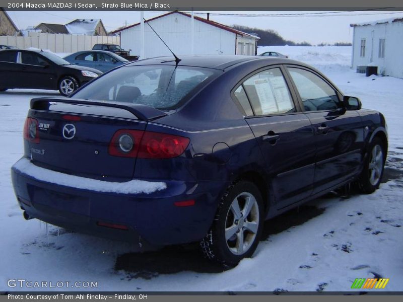 Strato Blue Mica / Black 2004 Mazda MAZDA3 i Sedan