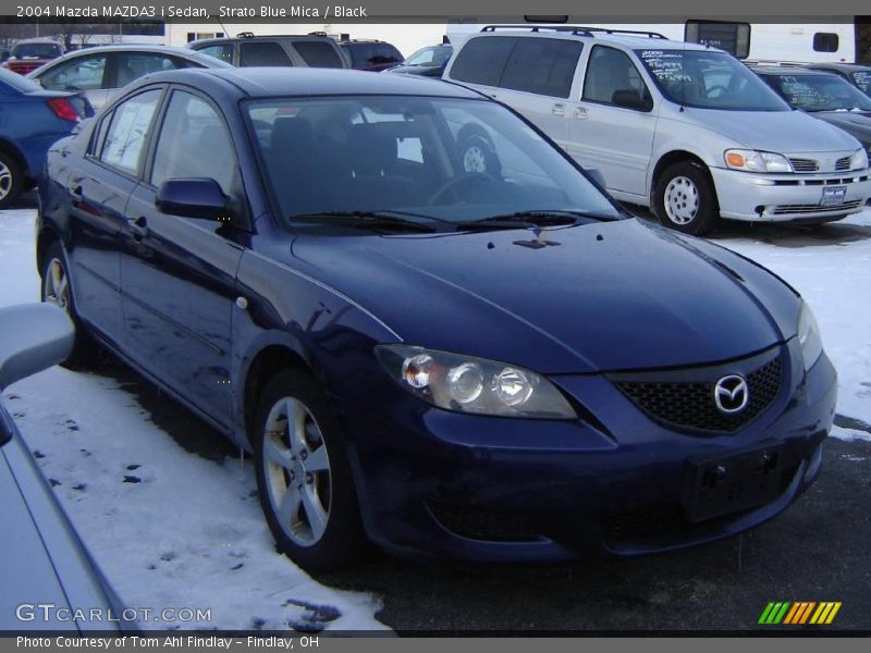 Strato Blue Mica / Black 2004 Mazda MAZDA3 i Sedan