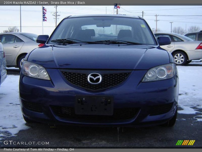 Strato Blue Mica / Black 2004 Mazda MAZDA3 i Sedan