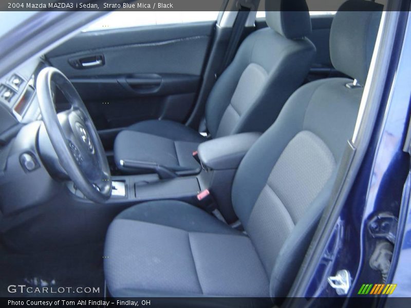 Strato Blue Mica / Black 2004 Mazda MAZDA3 i Sedan
