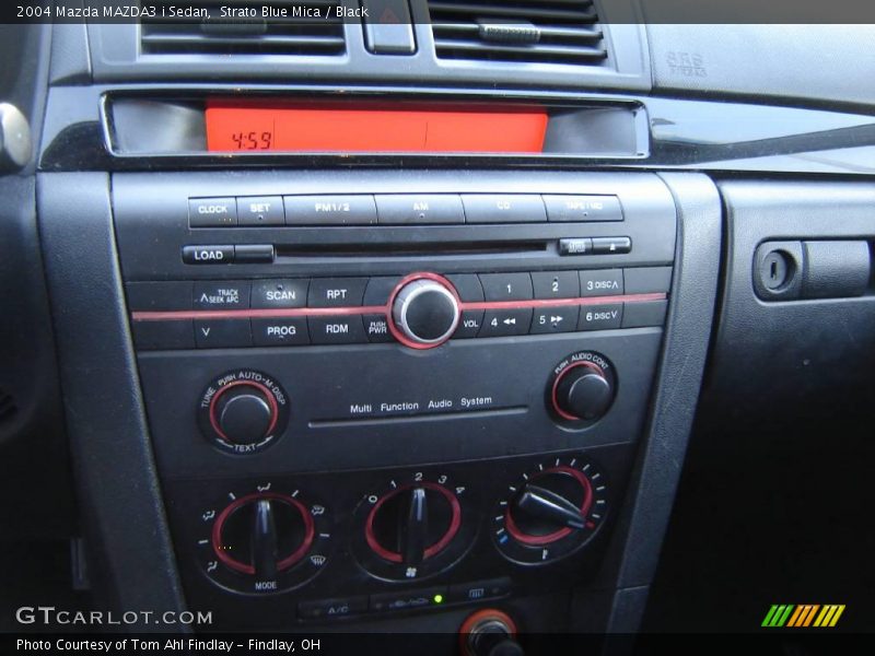 Strato Blue Mica / Black 2004 Mazda MAZDA3 i Sedan
