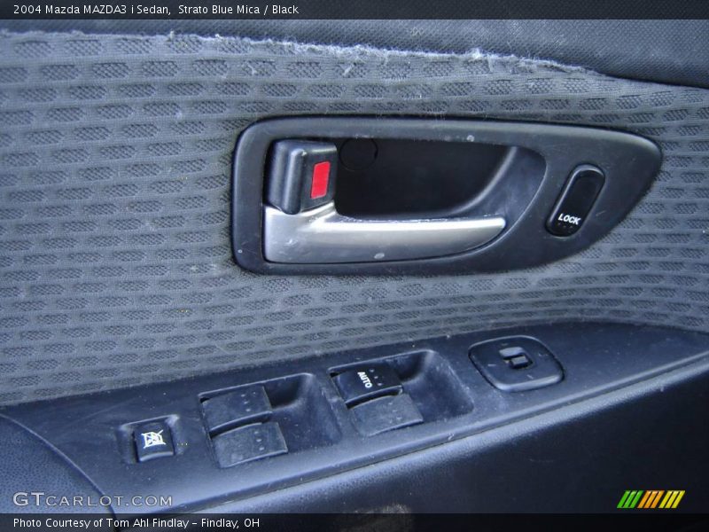 Strato Blue Mica / Black 2004 Mazda MAZDA3 i Sedan