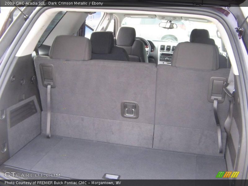Dark Crimson Metallic / Ebony 2009 GMC Acadia SLE
