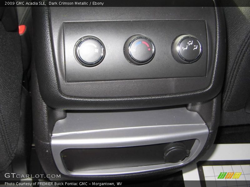 Dark Crimson Metallic / Ebony 2009 GMC Acadia SLE