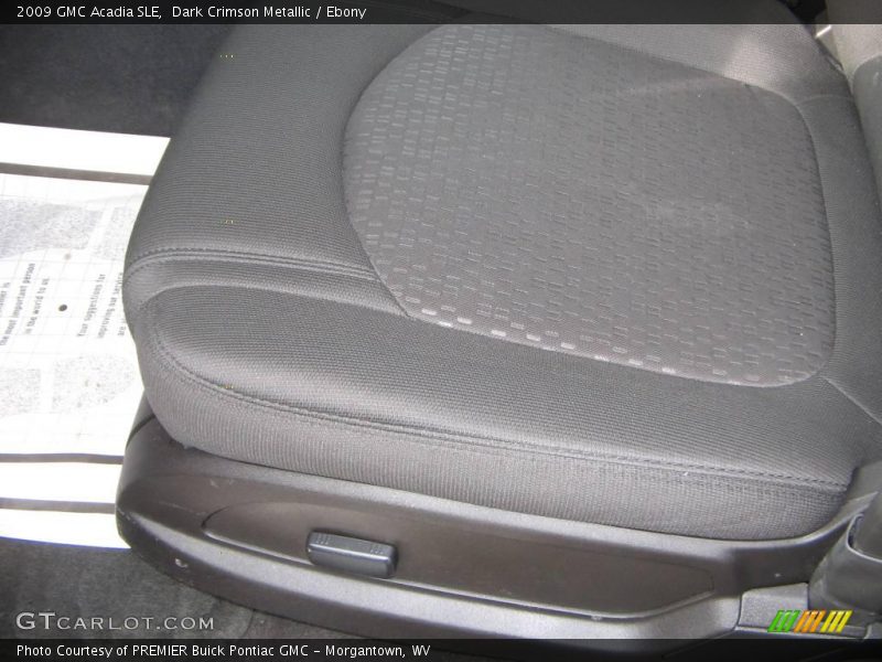 Dark Crimson Metallic / Ebony 2009 GMC Acadia SLE