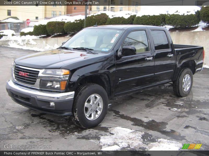 Onyx Black / Light Tan 2009 GMC Canyon SLT Crew Cab 4x4