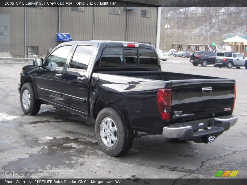 Onyx Black / Light Tan 2009 GMC Canyon SLT Crew Cab 4x4