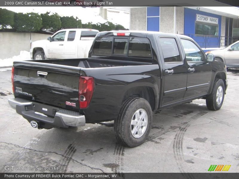 Onyx Black / Light Tan 2009 GMC Canyon SLT Crew Cab 4x4