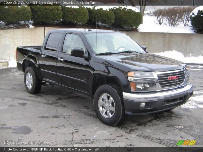 Onyx Black / Light Tan 2009 GMC Canyon SLT Crew Cab 4x4