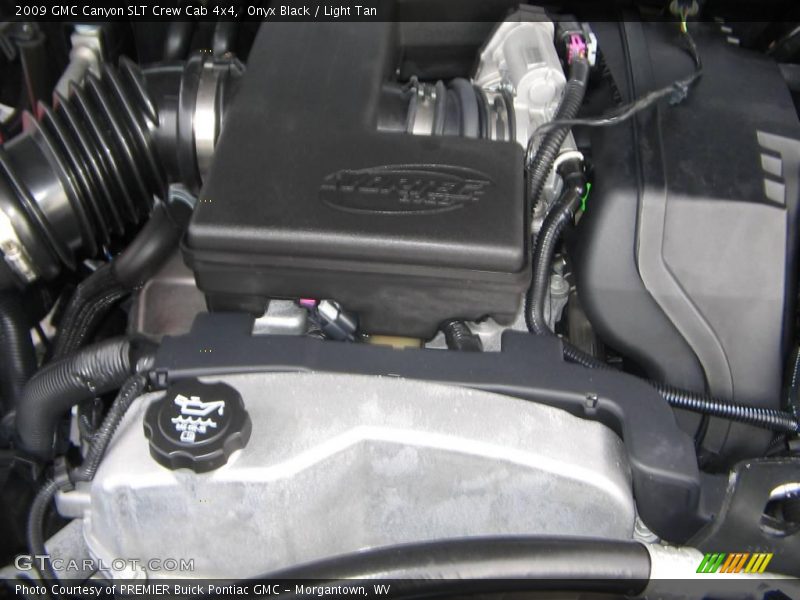 Onyx Black / Light Tan 2009 GMC Canyon SLT Crew Cab 4x4