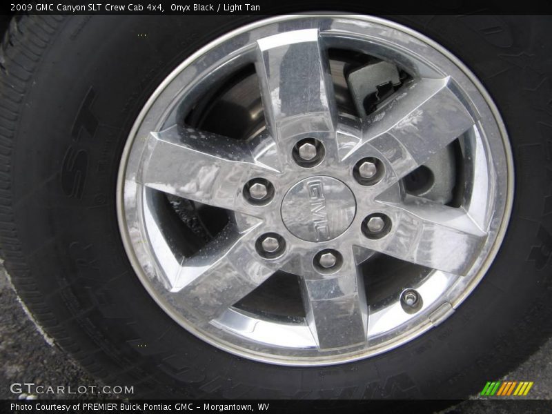 Onyx Black / Light Tan 2009 GMC Canyon SLT Crew Cab 4x4