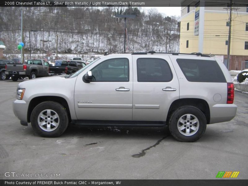 Silver Birch Metallic / Light Titanium/Dark Titanium 2008 Chevrolet Tahoe LT