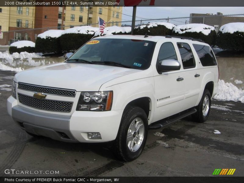 Summit White / Ebony 2008 Chevrolet Suburban 1500 LTZ 4x4