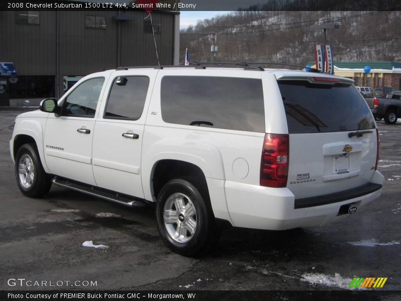 Summit White / Ebony 2008 Chevrolet Suburban 1500 LTZ 4x4