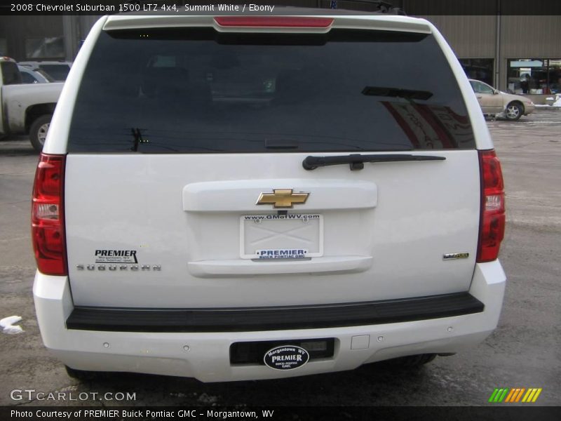 Summit White / Ebony 2008 Chevrolet Suburban 1500 LTZ 4x4