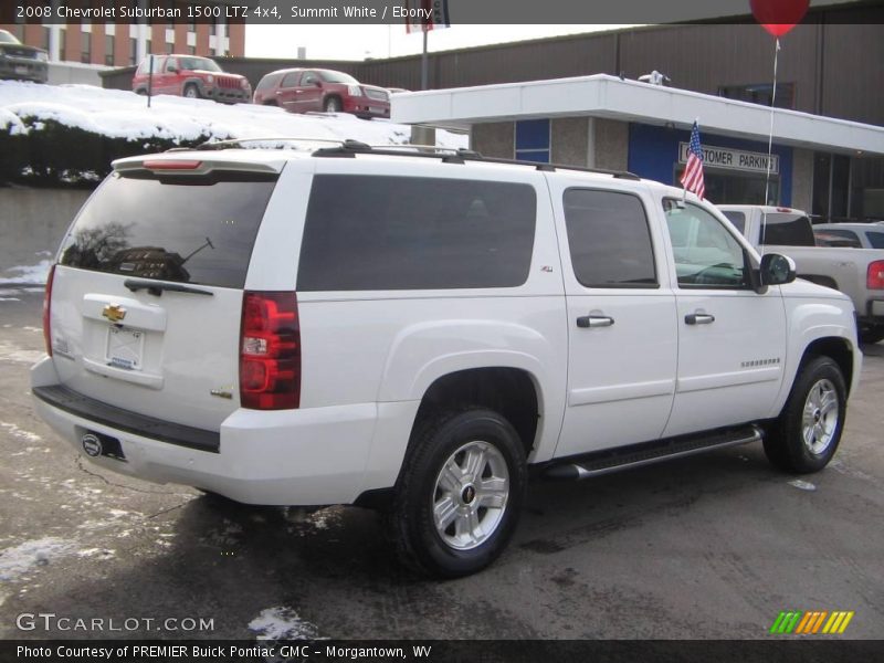 Summit White / Ebony 2008 Chevrolet Suburban 1500 LTZ 4x4